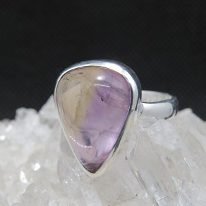 Anillo Ametrino y plata