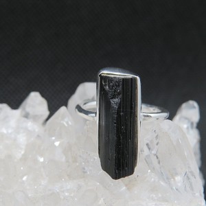 Anillo turmalina y plata