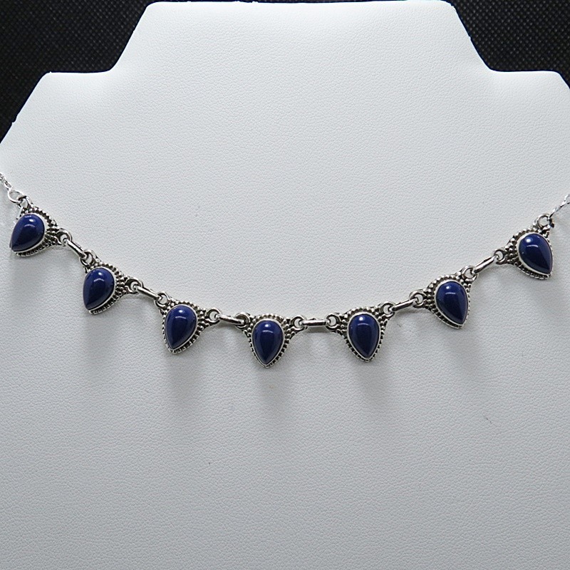 Collar joyeria en plata lapislázuli