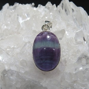Colgante Fluorita y plata