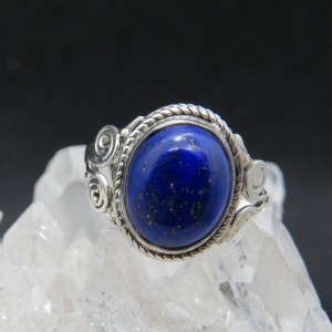 Anillo lapislázuli y plata