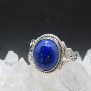 Anillo lapislázuli y plata