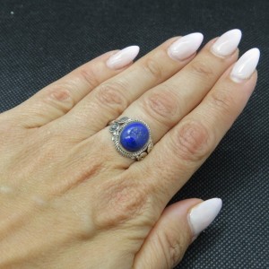 Anillo lapislázuli y plata