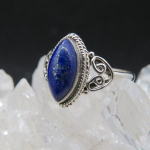 Anillo lapislázuli y plata