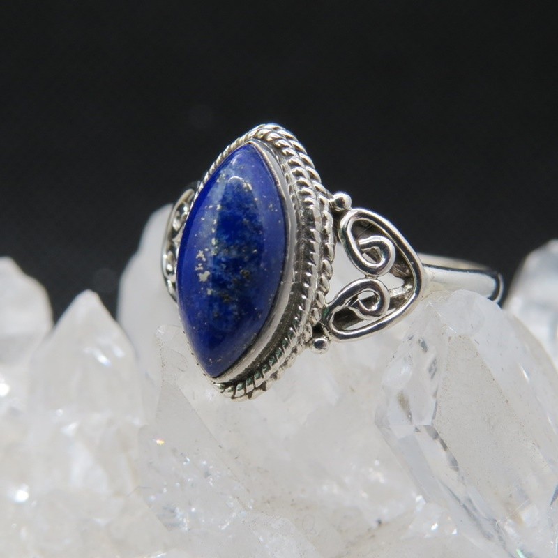 Anillo lapislázuli y plata