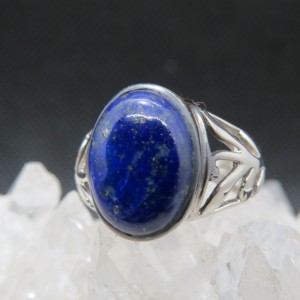 Anillo lapislázuli y plata
