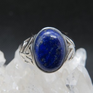 Anillo lapislázuli y plata