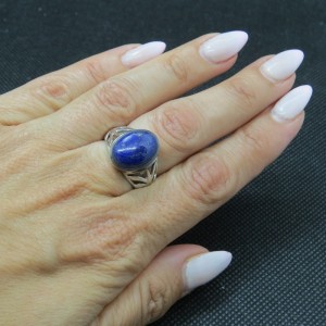 Anillo lapislázuli y plata