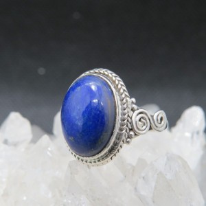 Anillo lapislázuli y plata