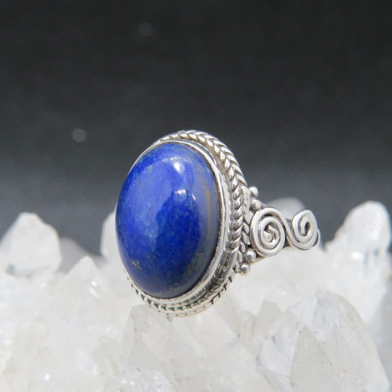 Anillo lapislázuli y plata