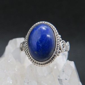 Anillo lapislázuli y plata