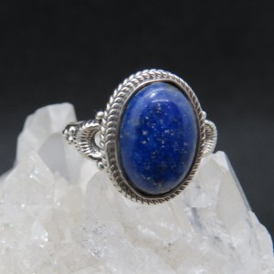 Anillo lapislázuli y plata
