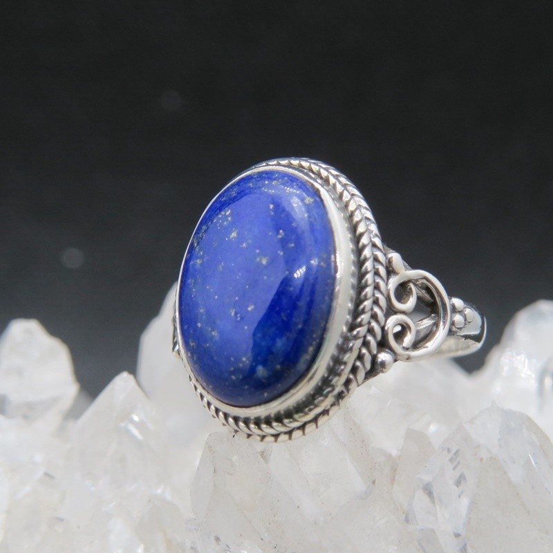 Anillo lapislázuli y plata