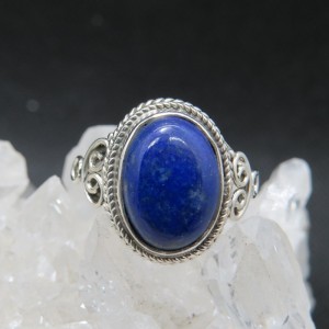 Anillo lapislázuli y plata