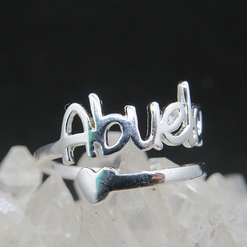 Anillo Abuela plata