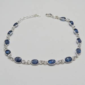 Pulsera joyería en plata cianita