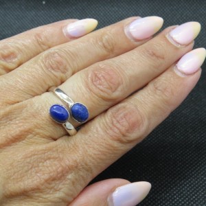 Anillo lapislázuli y plata