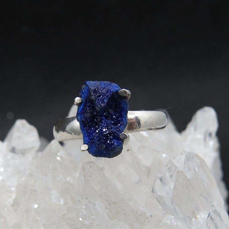 Anillo azurita y plata