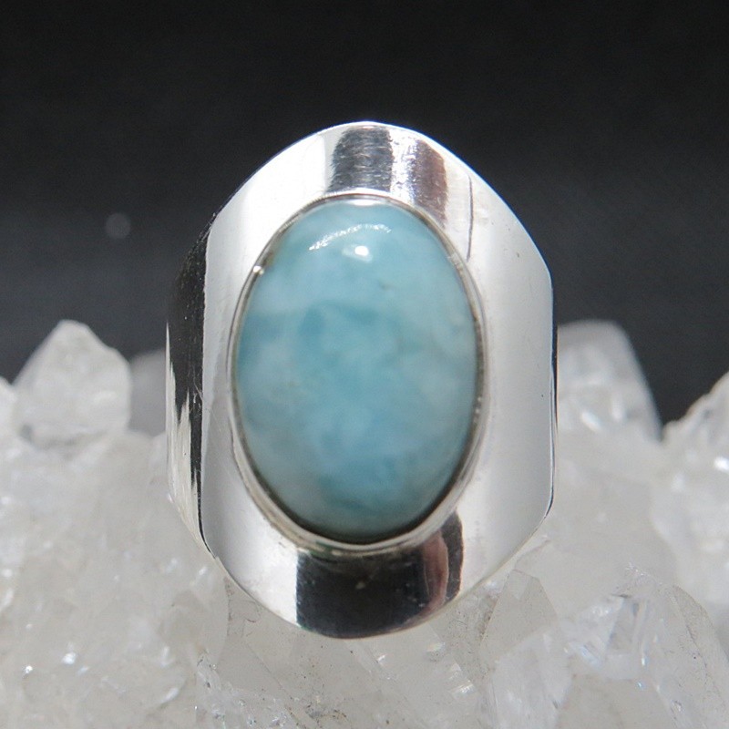 Anillo larimar y plata