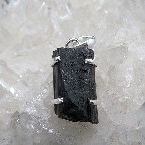 Colgante turmalina y plata