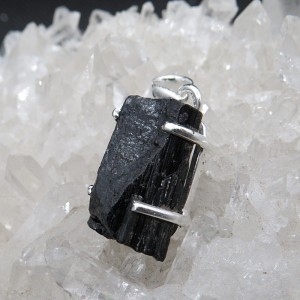 Colgante turmalina y plata