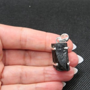 Colgante turmalina y plata