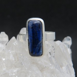 Anillo cianita y plata