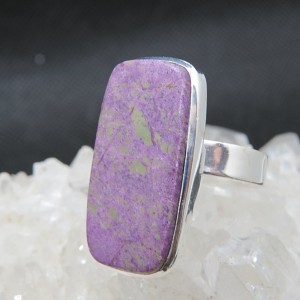 Anillo Purpurita y plata