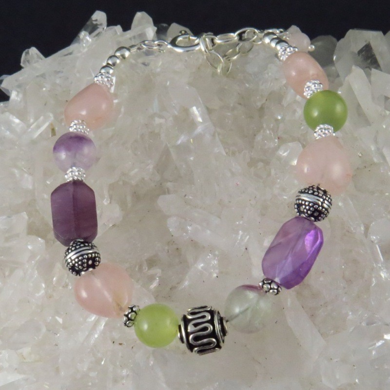 Conjunto piedras semipreciosas y plata Conjunto piedras semipreciosas y plata