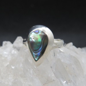 Anillo abalon y plata