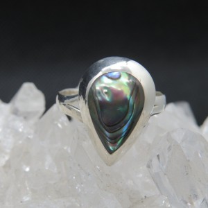 Anillo abalon y plata