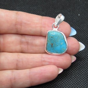 Colgante turquesa y plata
