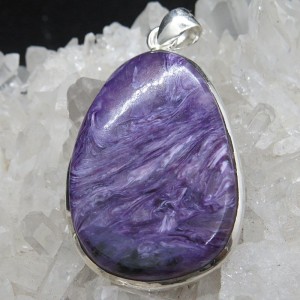 Colgante Charoita y plata