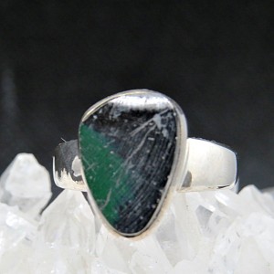 Anillo shungit y plata