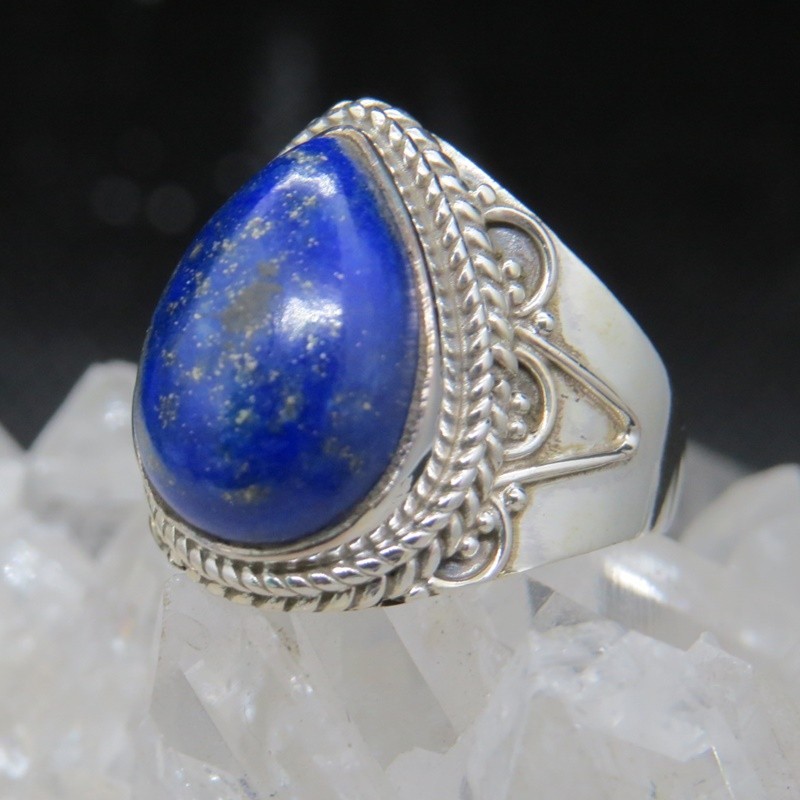 Anillo lapislázuli y plata