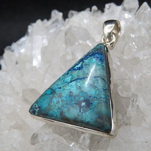 Colgante Shattuckita y plata