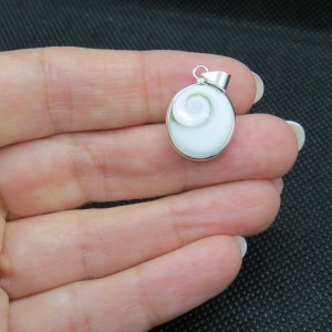 Colgante ojo de shiva y plata