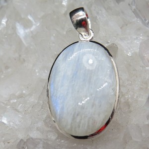 Colgante piedra luna y plata