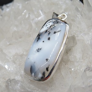 Colgante merlinita y plata