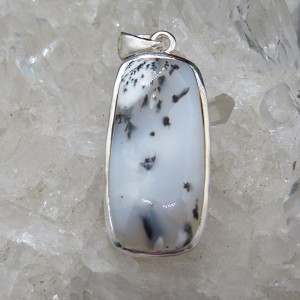 Colgante merlinita y plata