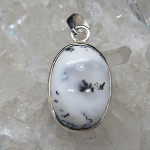 Colgante merlinita y plata
