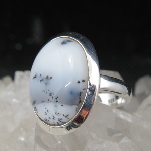 Anillo merlinita y plata