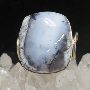 Anillo merlinita y plata
