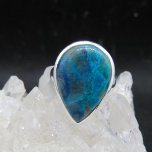 Anillo Crisocola y plata