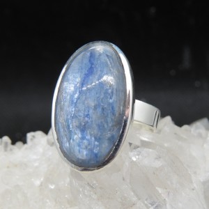 Anillo cianita y plata
