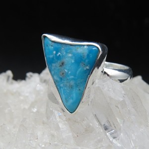 Anillo turquesa y plata