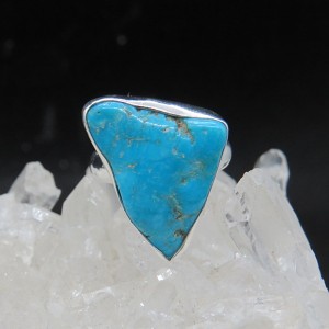 Anillo turquesa y plata
