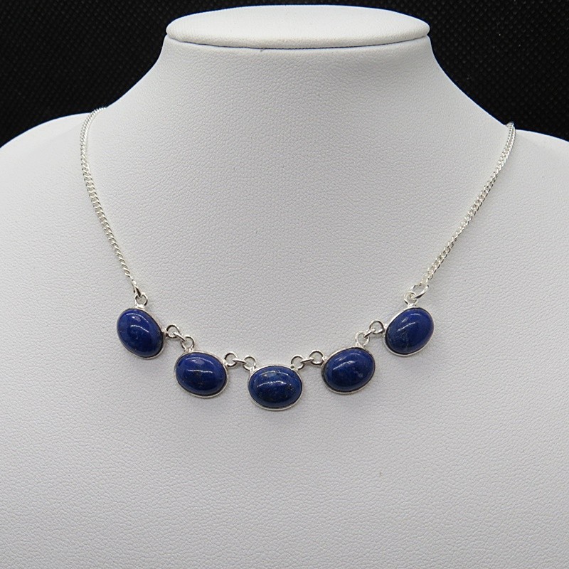 Collar joyeria en plata lapislázuli