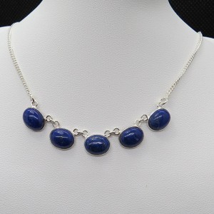 Collar joyeria en plata lapislázuli