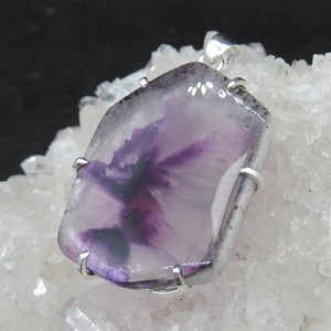 Colgante amatista y plata